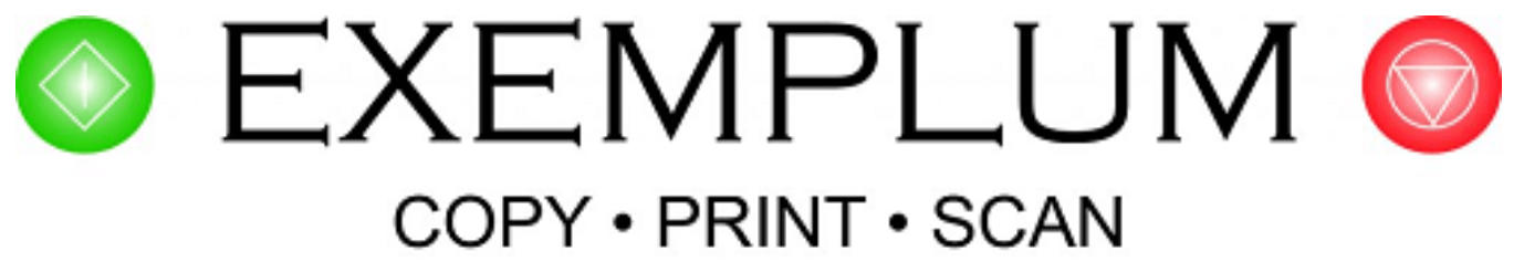 Exemplum Print Logo - Copy Print Scan